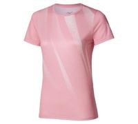 Mizuno Core Graphic Short Sleeve T-shirt Pink S Woman