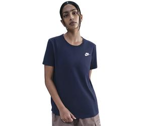 Women's T-shirt Nike Club Essentials Bleu XL