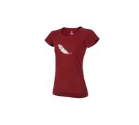 Ocun Classic Organic Feather Short Sleeve T-shirt Red XS Women