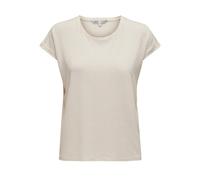 ONLY Women's Onlclaudia S/S Glitter Stripe Top JRS T-Shirt, White, Large