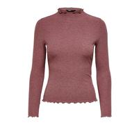 Women's T-shirt Only Emma manches longues col montant Rose XS