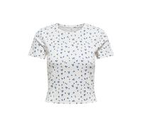 Women's T-shirt Only Fenja Aop Blanc XL