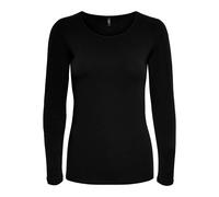 Women's T-shirt Only Live love life manches longues col rond Noir XS