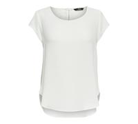Women's T-shirt Only manches courtes Vic solid Blanc 38