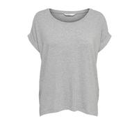 Women's T-shirt Only Moster manches courtes col rond Gris L