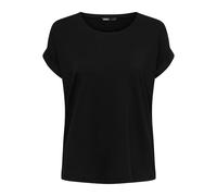 ONLY Women's Onlmoster S/s O-Neck Top Noos JRS T-Shirt, Black (Black Detail: Solid Black), 16 (Size: X-Large)