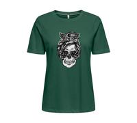 Women's T-shirt Only Stella Skull Vert S
