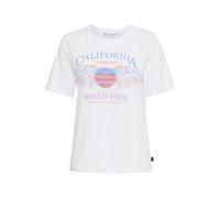 Women's T-shirt Pulz Jeans Brielle World Tour Blanc L