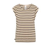 Women's T-shirt Ragwear Tulsa Stripes Beige L