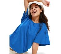 Roxy Time For Palm Tree Short Sleeve T-shirt Blue XS Woman