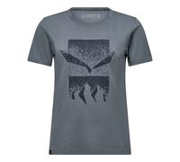 Salewa Eagle 3cime Short Sleeve T-shirt Blue L Woman