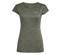 Salewa Puez Melange Dryton Short Sleeve T-shirt Green S Woman