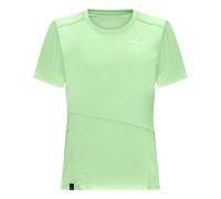 Salewa Puez Sporty Dry Short Sleeve T-shirt Green L Woman