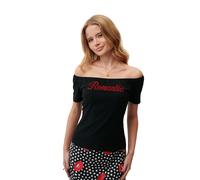 Women's T-shirt She is Sunday Romantic Noir L