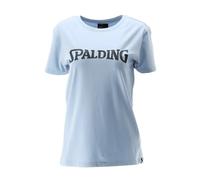 Women's T-shirt Spalding Logo Bleu S