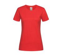 Women's T-shirt Stedman Classic Organic Rouge L