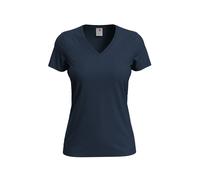 Women's T-shirt Stedman Classic v-neck Bleu XL