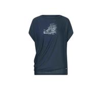 Super.natural Flower Sneakers Loose Fit Short Sleeve T-shirt Blue XL Woman