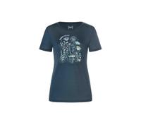 Super.natural Rock Flowers Short Sleeve T-shirt Blue M Women