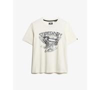 Women's T-shirt Superdry American Eagle Beige XS