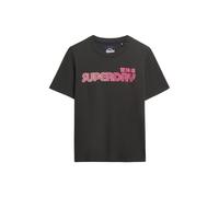 Superdry Faded Core Short Sleeve T-shirt Black S Woman