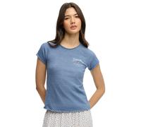 Women's T-shirt Superdry Graphique Slub Athletic Essentials Bleu XL