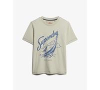 Women's T-shirt Superdry Heritage Hamptons Beige XS