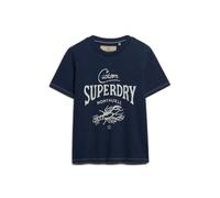 Women's T-shirt Superdry Heritage Hamptons Bleu XS