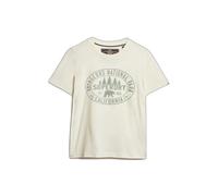 Women's T-shirt Superdry Lo-Fi White XS