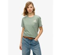 Women's T-shirt Superdry Psychic Readings Gris XS
