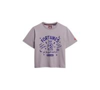 Women's T-shirt Superdry Roadside Trade Violet L