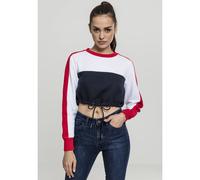 Women's T-shirt Urban Classic 3-tone Stripe crew Bleu XL