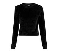 Urban Classics Velvet Crew Long Sleeve T-shirt Black S Woman