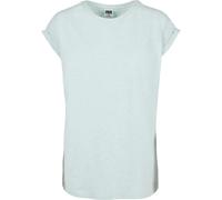 Women's T-shirt Urban Classics color melange extended shoulder-grandes tailles Bleu 4XL