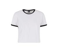 Women's T-shirt Urban Classics Contrast Retro Blanc XS