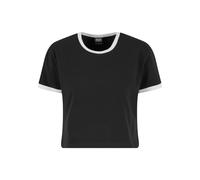 Women's T-shirt Urban Classics Contrast Retro Noir L