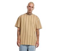 Women's T-shirt Urban Classics Printed Pinstripe Beige S