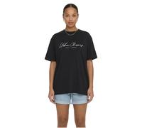 Women's T-shirt Urban Classics Script Logo Noir M