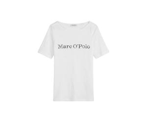Women's t-shirt with printed logo on the inside of the chest Marc O'Polo Blanc XS