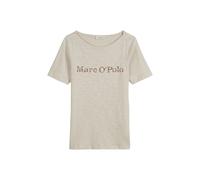 Women's t-shirt with printed logo on the inside of the chest Marc O'Polo Grey XS