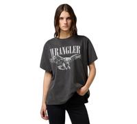 Women's T-shirt Wrangler Girlfriend Noir S