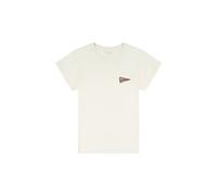 Women's T-shirt Wrangler Shrunken Band Vintage Blanc XS