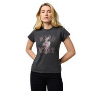 Women's T-shirt Wrangler Shrunken Noir L