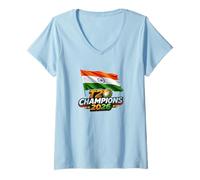 Women's T20 Cricket Champions 2026 Fan Celebration V-Neck T-Shirt
