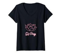 Women's Tai Chi & Qi Gong T-Shirt for Instructors & Practitioners V-Neck T-Shirt