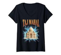 Women's Taj Mahal Bootleg V-Neck T-Shirt