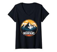 Womens Take Me To The Mountains V-Neck T-Shirt