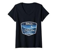 Women's Taliesin Wisconsin Frank Lloyd Wright Architecture Travel V-Neck T-Shirt