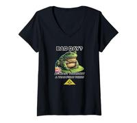 Women's Talisman The Board Game Bad Day Toad for 3 Turns V-Neck T-Shirt