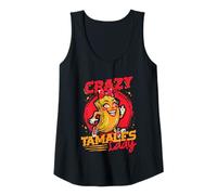 Womens Tamale Making Crazy Tamales Lady Tank Top